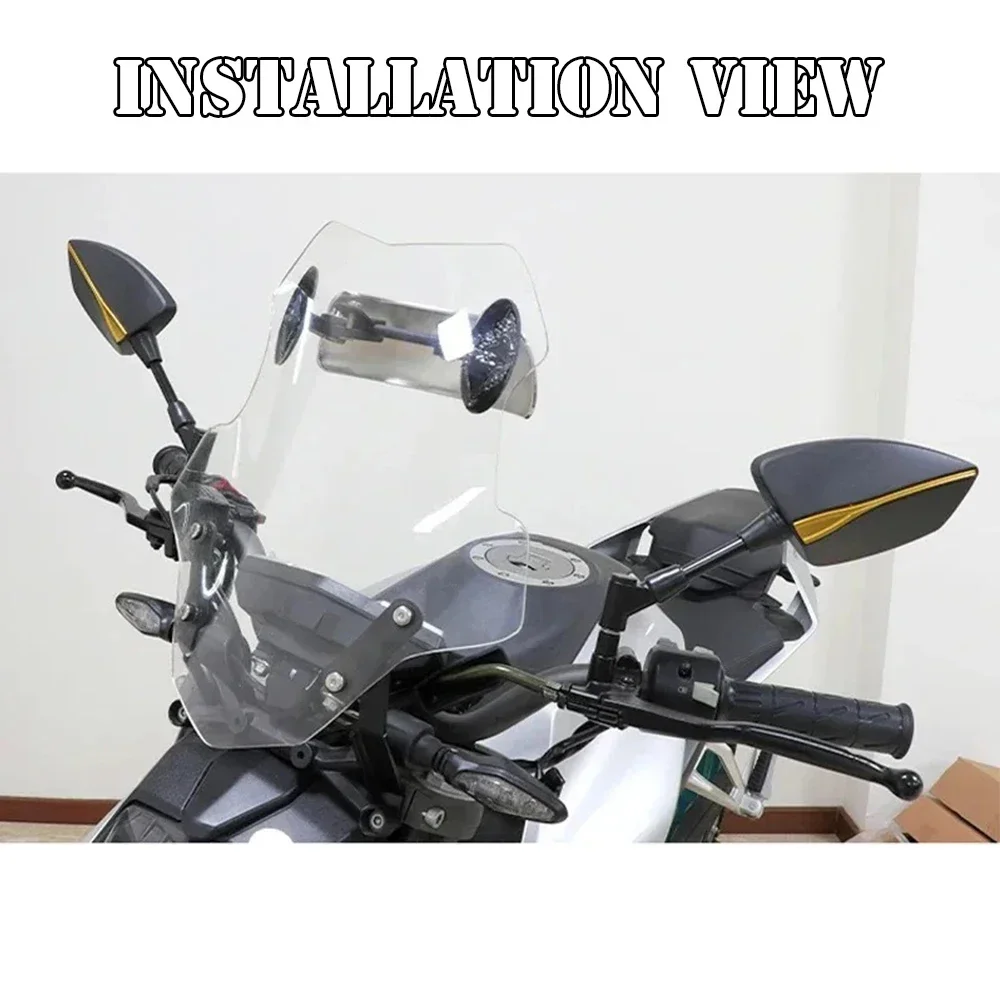 혼다 SH125 / SH125i / SH150i / SH300 / SH300i 오토바이용 범용 조절식 사이드 리어뷰 미러
