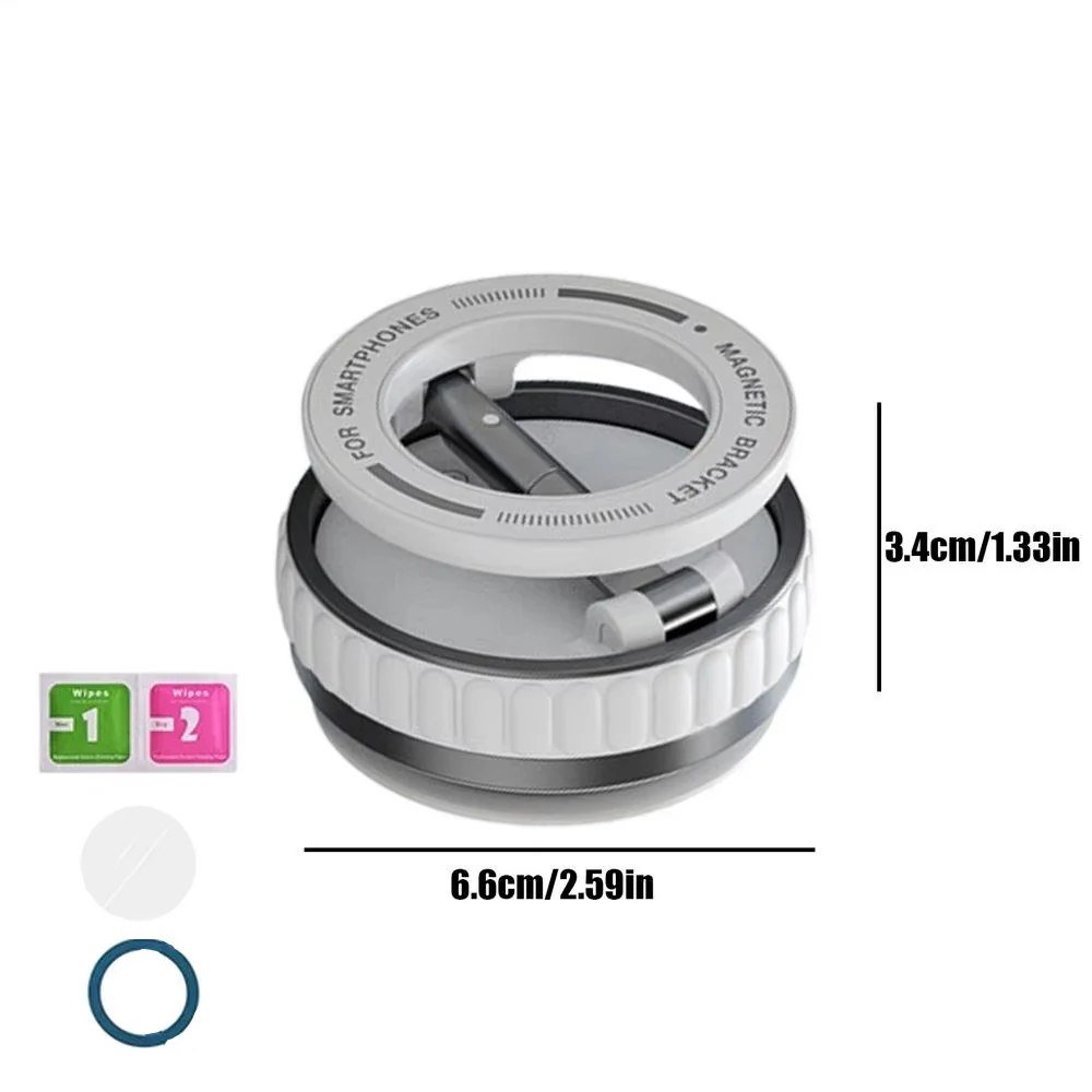 حامل هاتف محمول مغناطيسي على الحائط قابل للطي دوار...