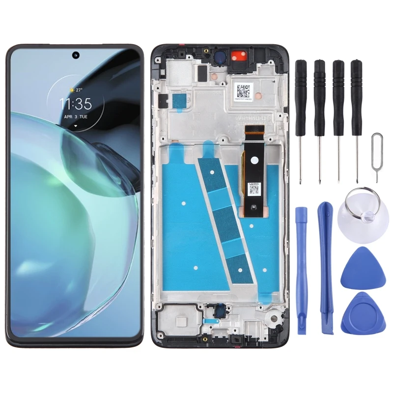 

Original LCD Screen for Motorola Moto G72 Digitizer Full Assembly with Frame Display Phone Touch Screen Repair Replacement Part