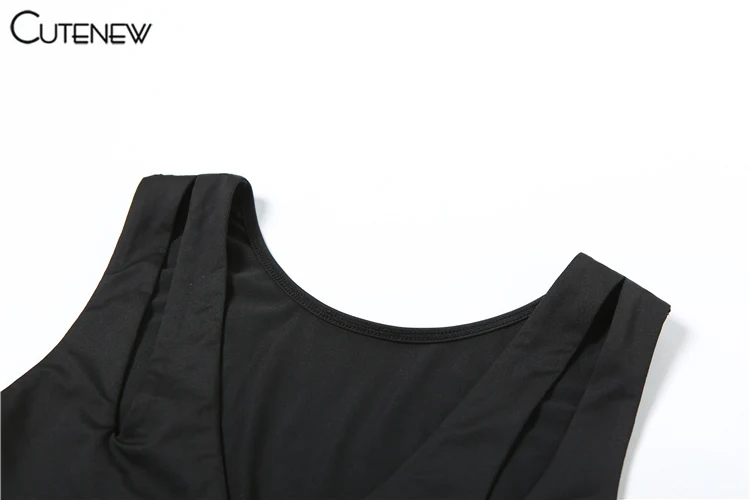 Camisola sexy con tirantes y retazos para mujer, camisola de verano sin mangas, ajustada, con agujeros, informal, ropa de calle