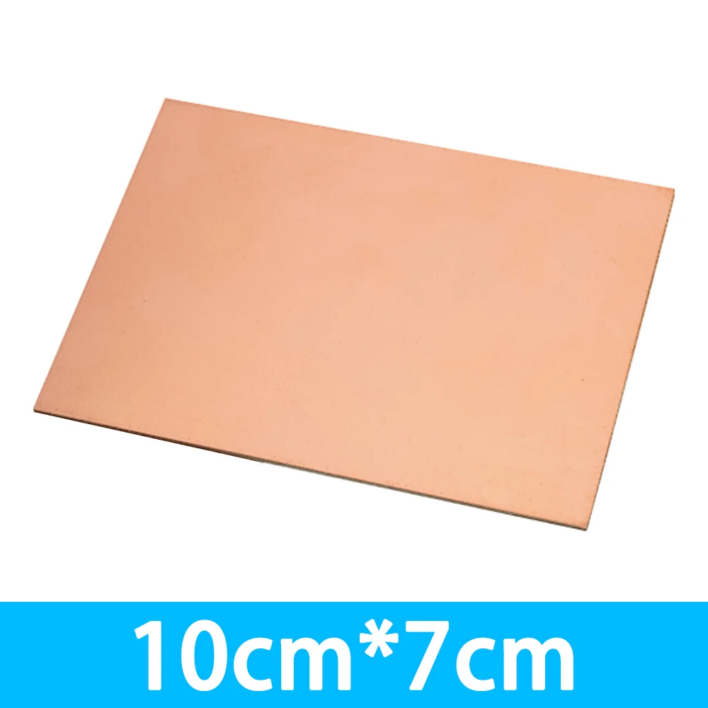1PCS 7x10cm FR4 단면 구리 클래드 라미네이트 PCB 보드 DIY 회로 프로토타이핑 보드