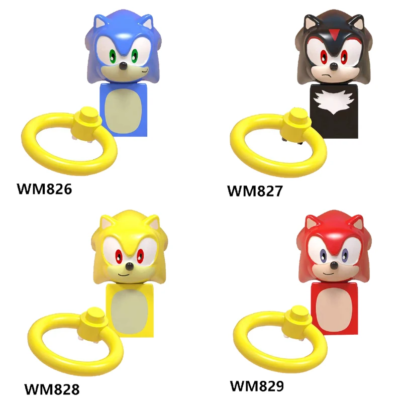 Конструктор WM6043 WM6086 WM6087 WM6088 LG1001 из аниме-конструктора Sonic Amy Rose Ray Storm Shadow