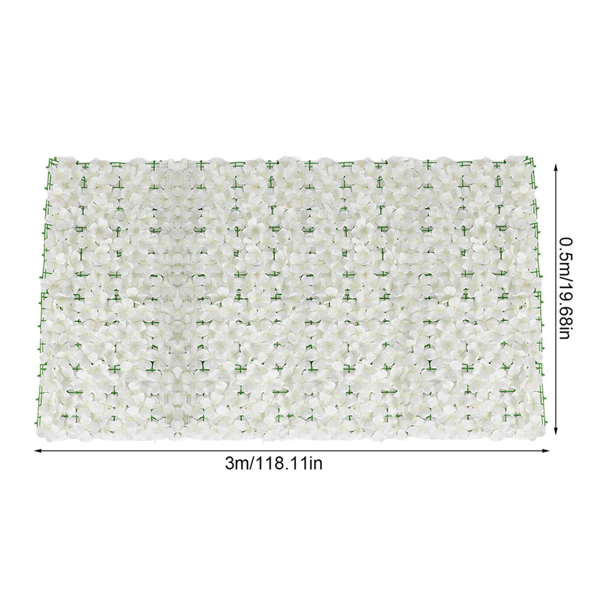 Artificial Rattan Fence with Back Grid Vibrant Blooms Surrounding Privacy Balcony Screen for a Realistic Look