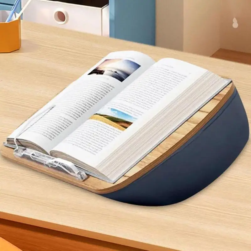Reading Pillow Stand Soft Foam Beanbag Reading Book Pillow Adjustable Viewing Angle Laptops Tablets Stand Cushion 5