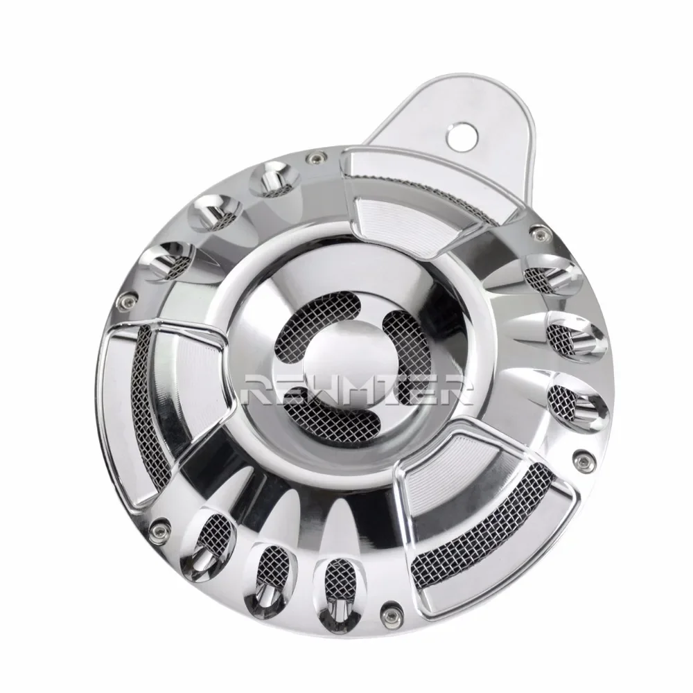 Motorcycle CNC Horn Cover For Harley Touring FLHR FLHT 1991-FLT Big Twin Horn Sportster XL 883 1200 2007-Later motorcycle speaker cover
