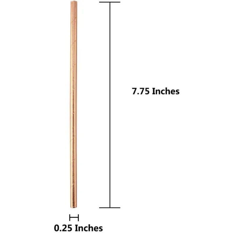 Disposable Paper Straws 150 Pieces Biodegradable Drinking Paper Straws