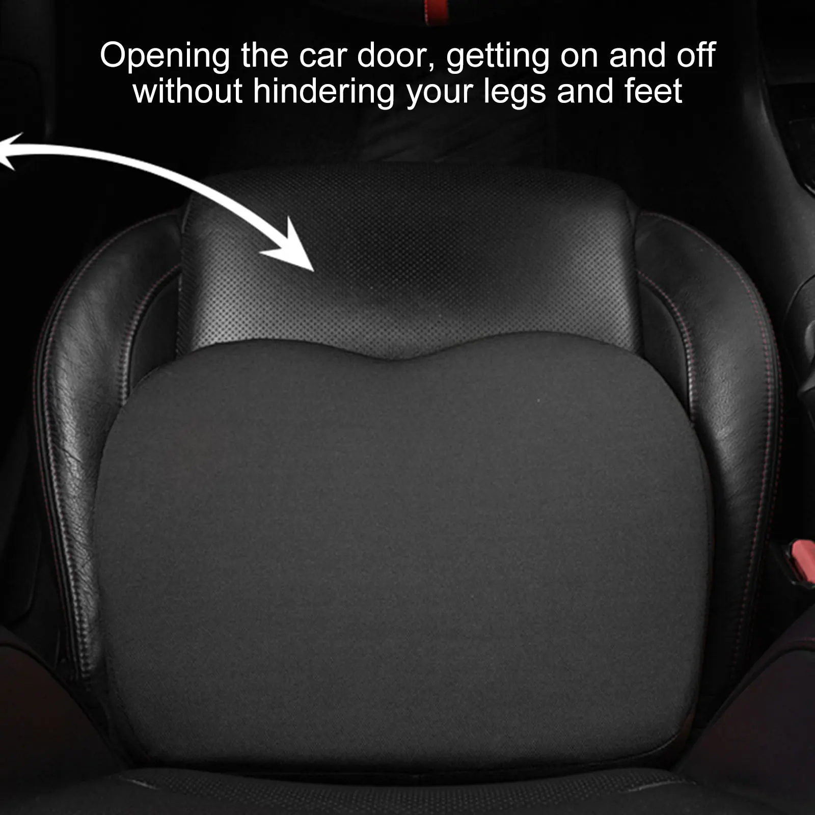 Car Raised Cushion Driver's Seat Covers Thickened Memory Foam