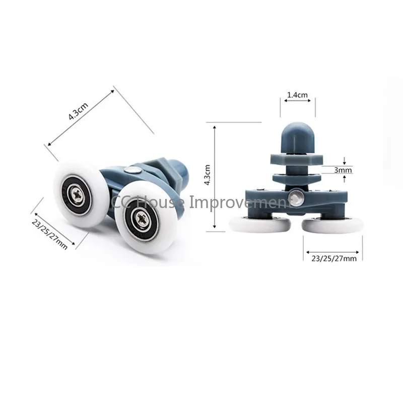 Twin Shower Door Rollers/Runners Wheels Shower Room Pulley shower room pulley,shower door rollers,shower room rollers