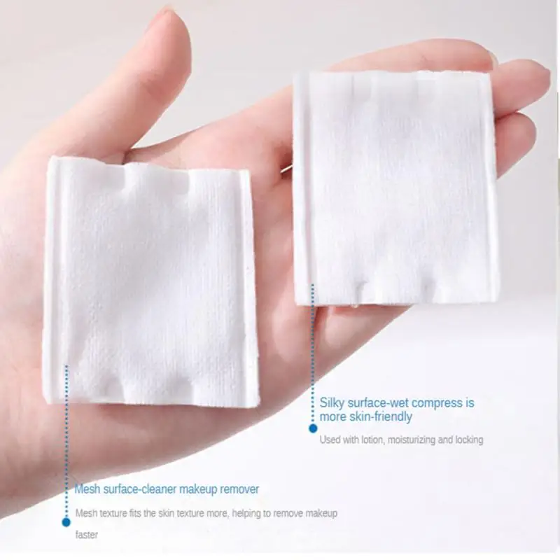 

3 Layer Cotton Thickened Double-sided Clean Makeup Remover Pads Skin Cleaning Products Disposable Makeup Cotton Facial Skin Care