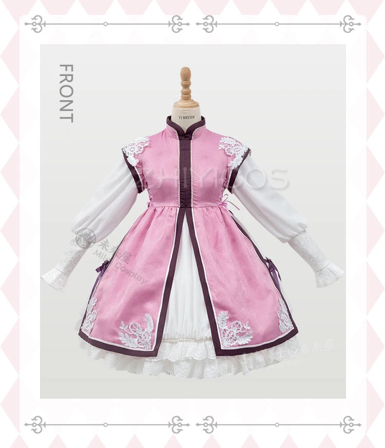 Anime Cardcaptor Sakura Cosplay Kostüm Tomoyo Dadouji Lila Lolita Kleid Karneval Halloween für Frauen 2