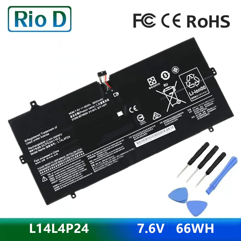 

L14L4P24 L14M4P24 7.6V 66WH 8820mAh Laptop Battery for Lenovo YOGA 4 PRO YOGA 900-13ISK 900-IFI 900-ISE 5B10H43261