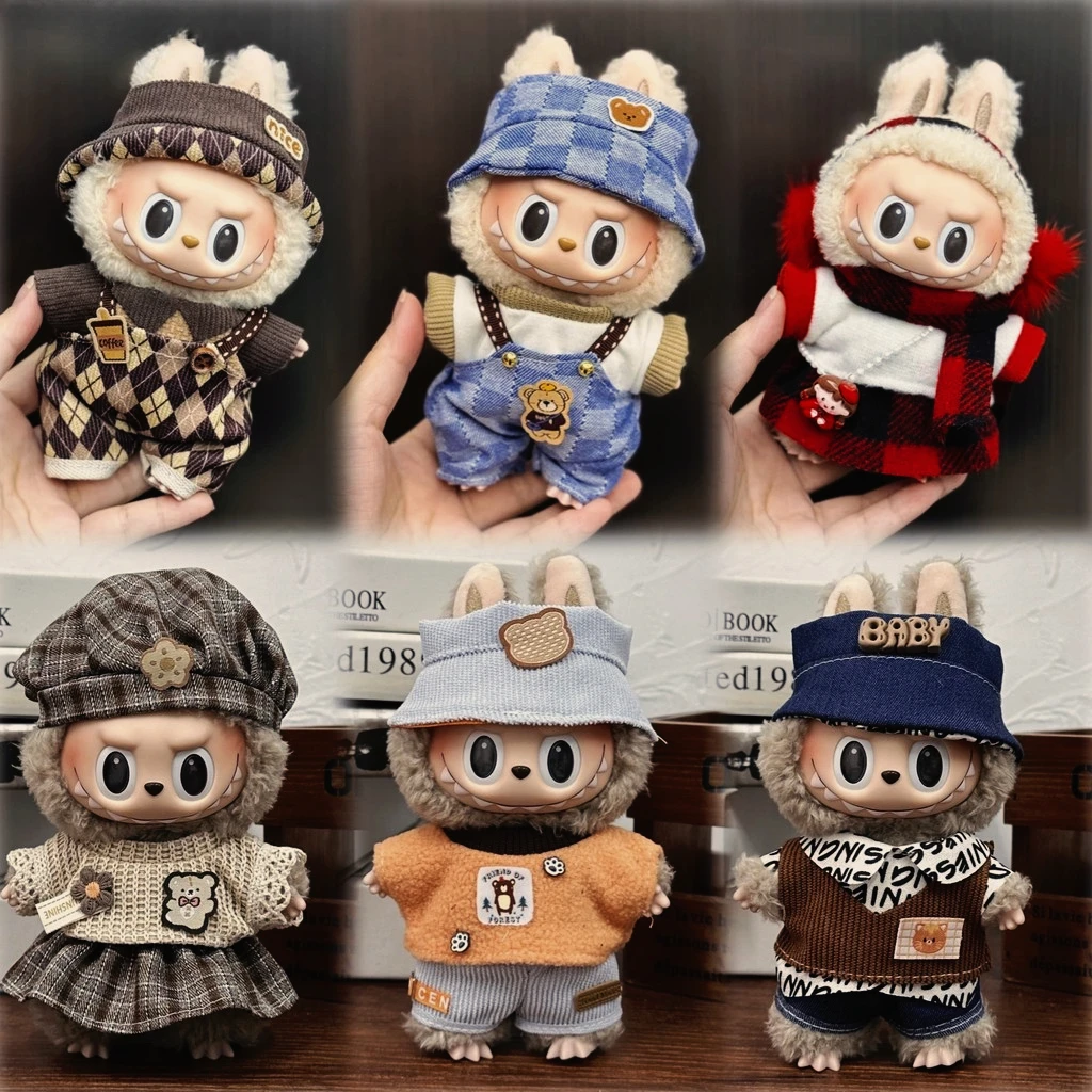 ラブブの服 Amazon.co.jp: for Labubu ぬいぐるみ 服のみ 着せ替え 洋服
