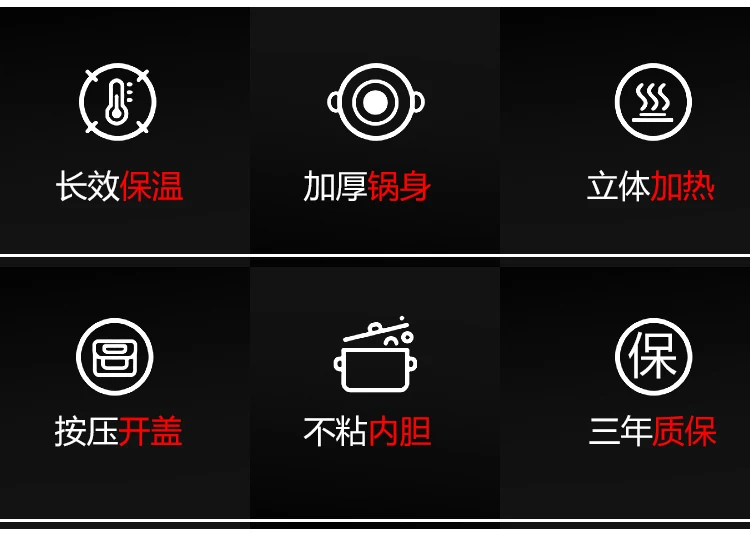 Description Picture 3 of itemElectric Heating Fireless Cooker Rice Insulation Sushi Insulated Rice Bucket Plug-in Commercial Large Capacity