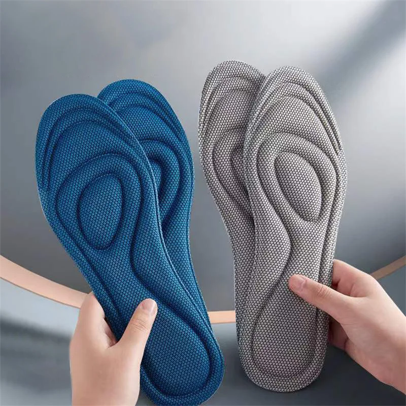 Shoe Insoles 2pcs Memory Foam Orthopedic For Shoes Antibacterial Deodorization Sweat Absorption Insert Sport Shoes Running Pads