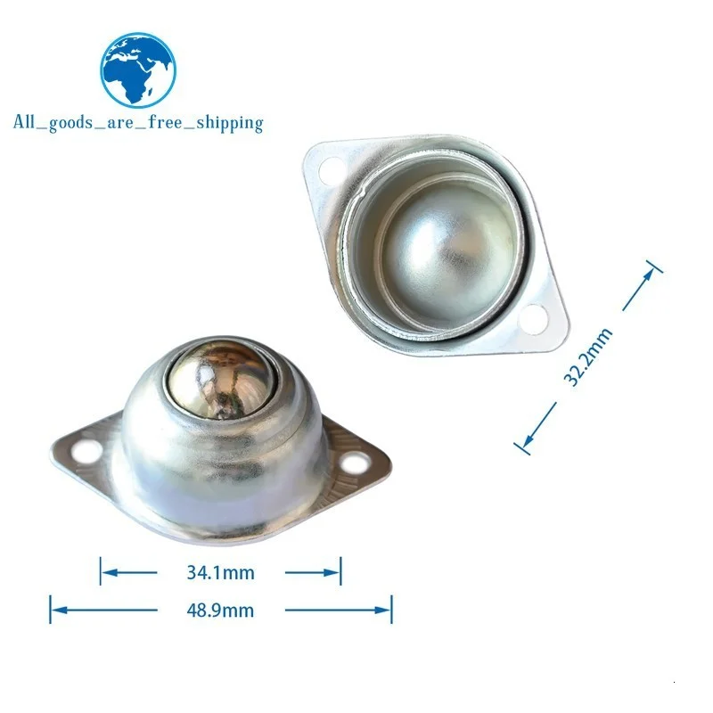 HEIßER Carbon Stahl Schwenk Ball Caster Rad Auto Roboter Universal Runde Rad für Maschinen Trolleys Möbel Hardware – Detail 2
