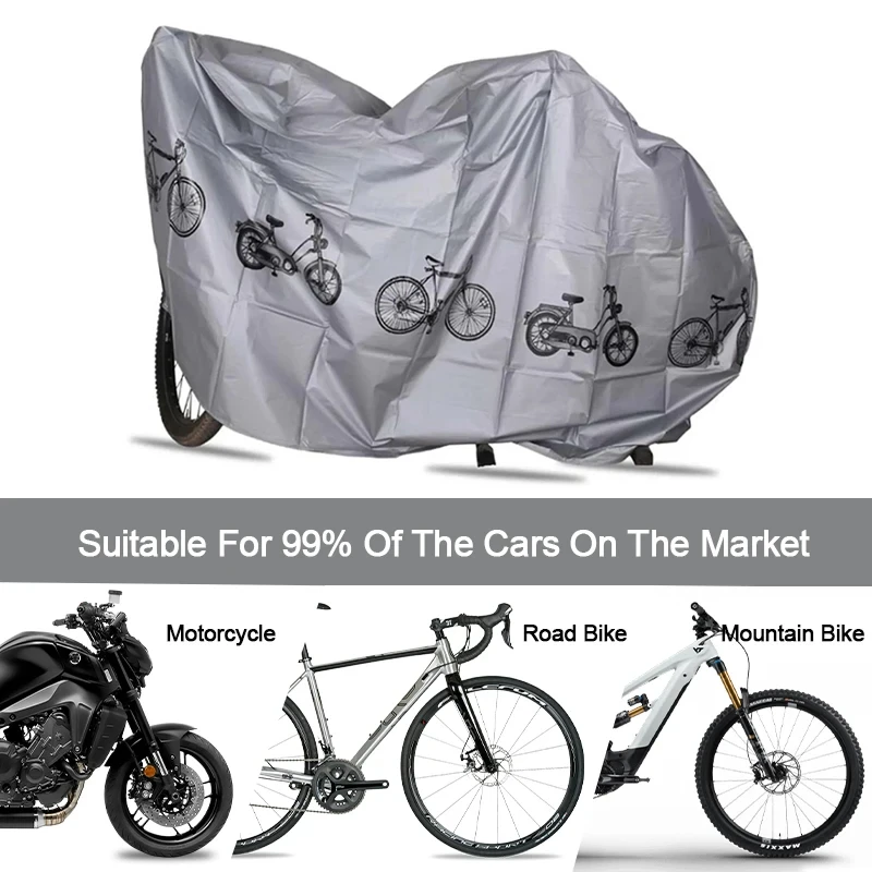 Bicycle Cover Motorcycle Rain Outdoor Protection Waterproof Dustproof Anti-UV MTB Bike All Seasons Bike Accessories
