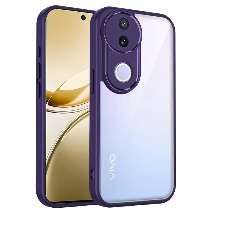 Enhanced Shockproof Silicon Bumper Case with Clear Matte Back Cover