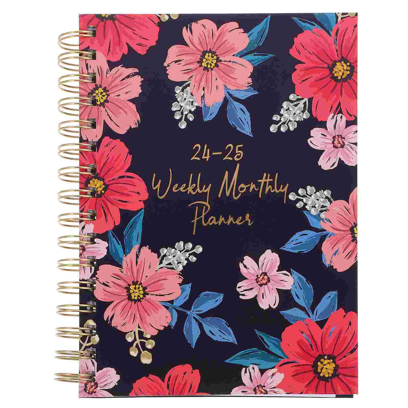 

Портативная книга-планировщик, портативный академический планировщик, ежедневник, органайзер для подарка