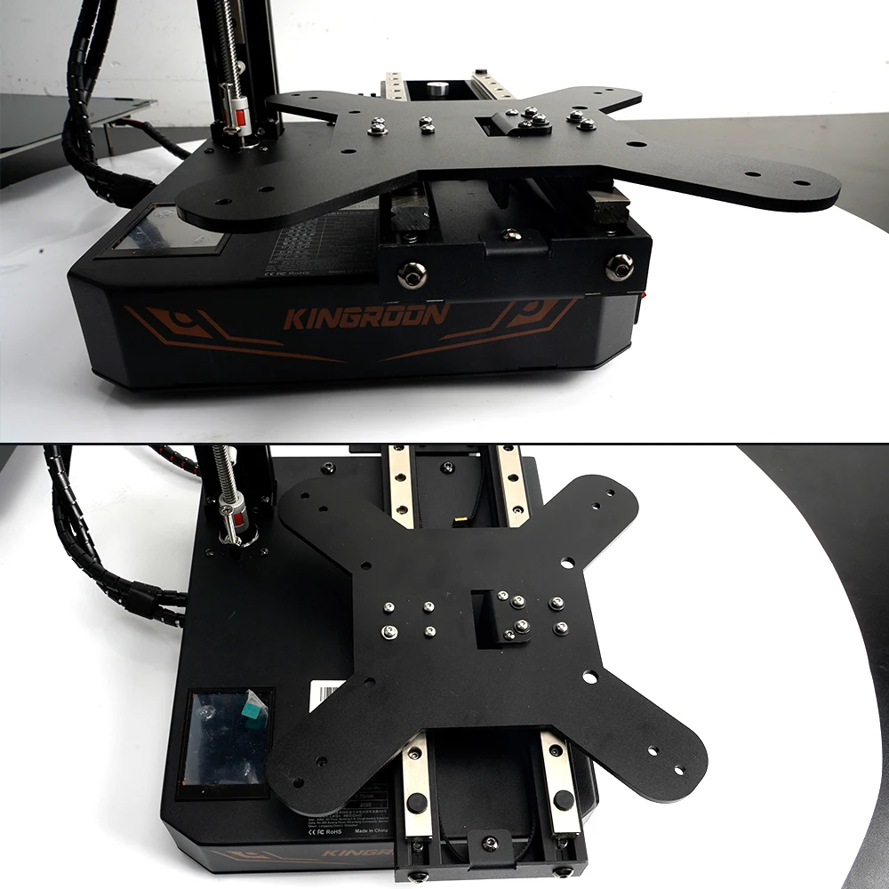 Pro Kit de Atualização Eixo y Guia Linear Duplo Transporte Ferroviário Slide Suporte Base Peças de Impressora 3d 300 mm s1 Novo Kingroon-kp3s - Imagem 5