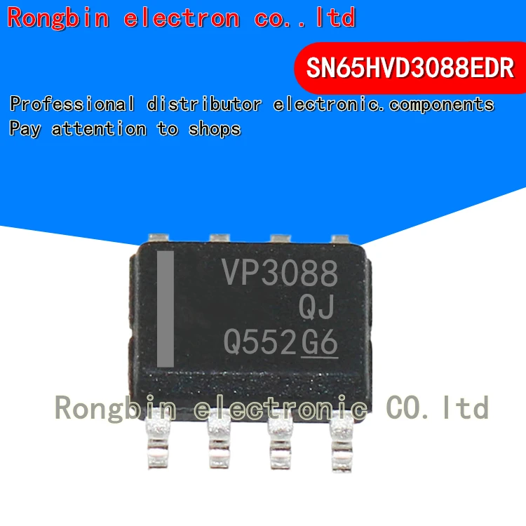 

10PCS SN65HVD3088EDR VP3088 SOP8 SMD Driver chip, transceiver IC chip