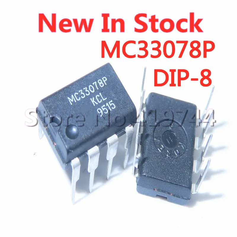

5 шт./партия, MC33078P MC33078PG MC33078 DIP-8 Двойной рабочий усилитель