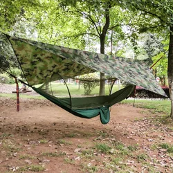 Hamac d'extérieur avec moustiquaire, tente et auvent étanche, ouverture rapide et automatique, Portable, Pop Up 