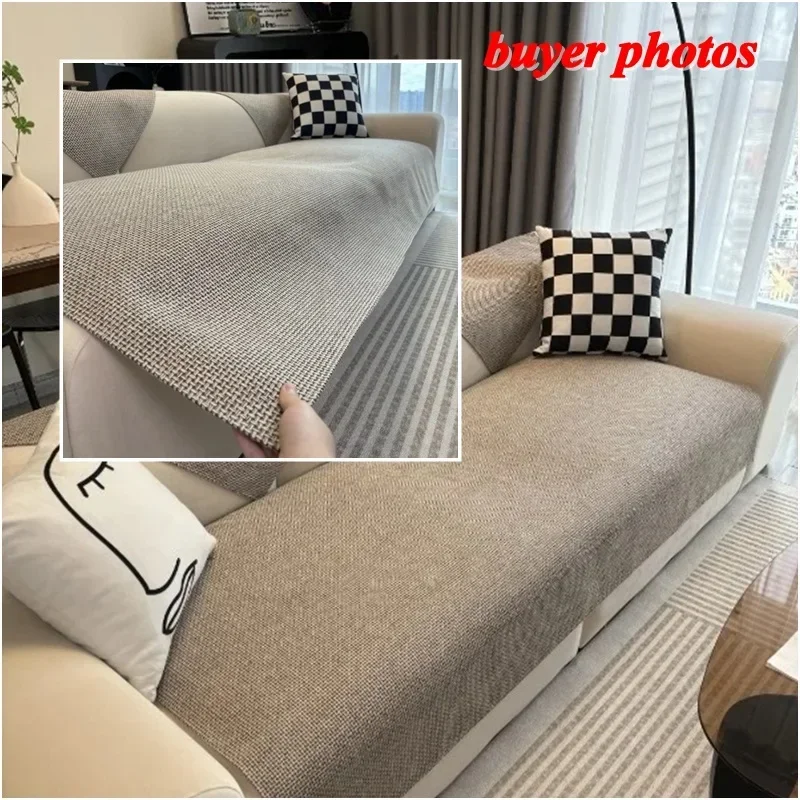 Cotton Linen Sofa Cove 6