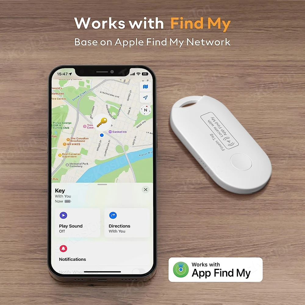Mini GPS Tracker For Apple Find My APP Bluetooth-compatible Finder For IOS Keys Wallet Bags
