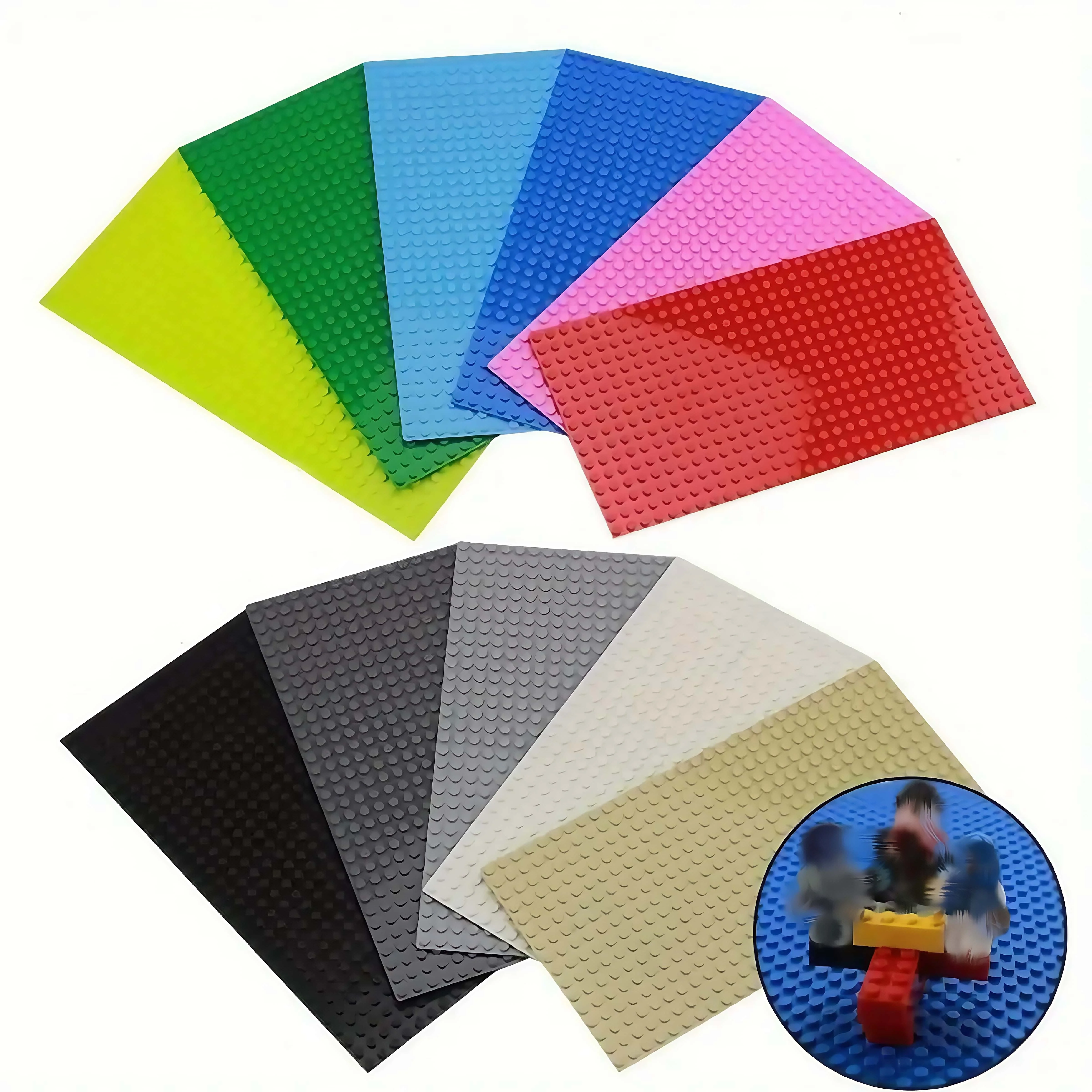 Building Blocks Toy Base Plate DIY Large Base Plate Wall Accessory Large Blocks for Building Spectacular Structures