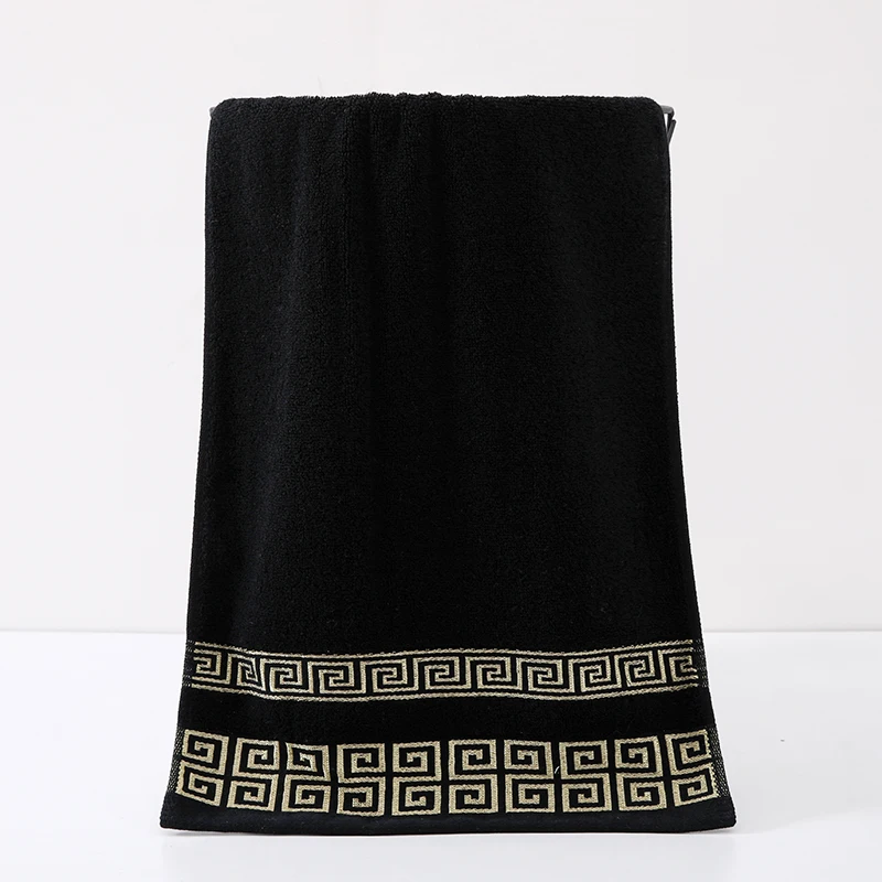 100% Pure Cotton Towel 34x73cm Embroidered Towels  For Adults Quick-Dry Thicken Soft Face Towels Absorbent 5