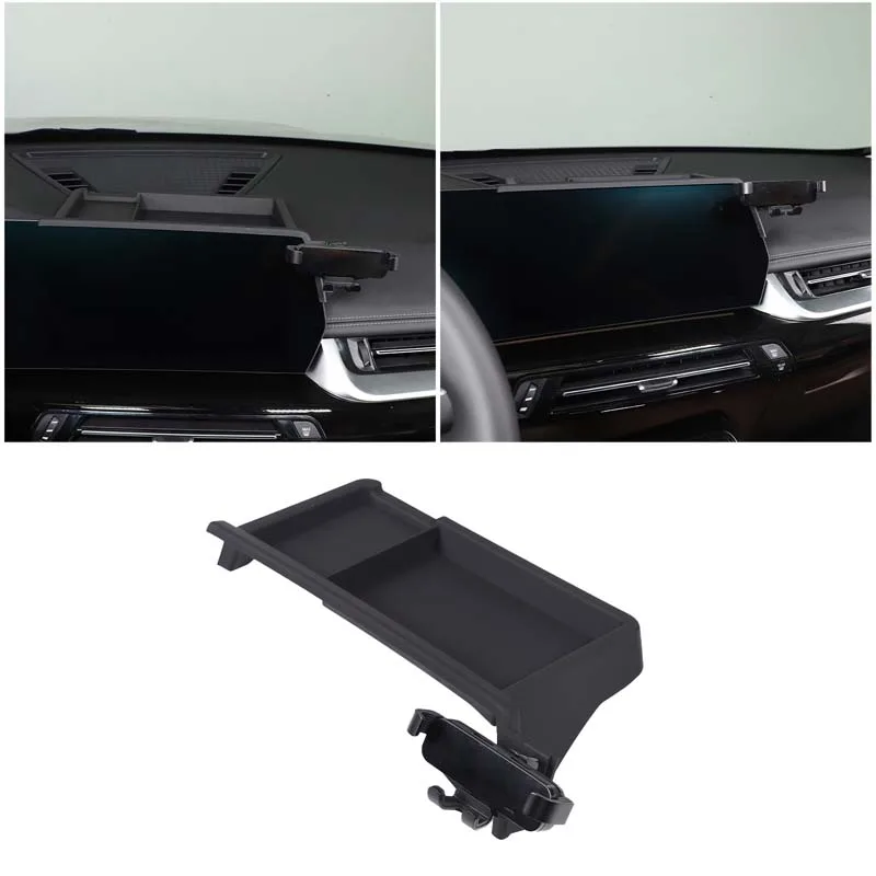 Organizer E Supporto Telefono Per BMW X1 U11 (2023-2024) - Vassoio Portaoggetti Per Console Centrale Con Porta Cellulare