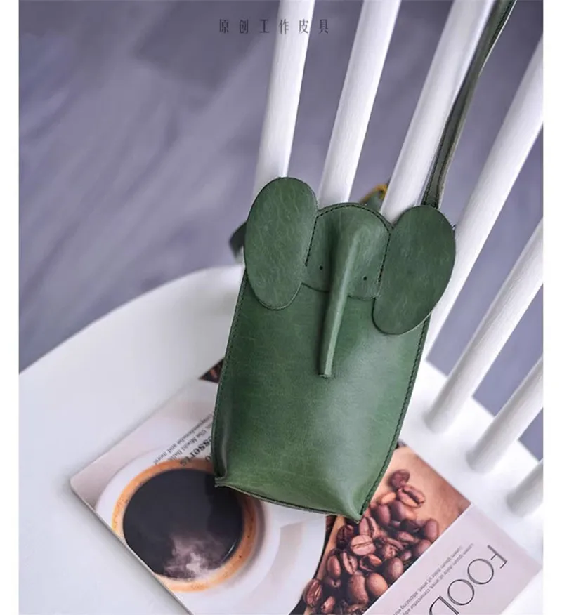 Pndme Mode Luxus erste Schicht Rindsleder Frauen niedlichen kleinen Handy tasche Designer täglich leichte echte Leder weibliche Umhängetasche – Detail 14