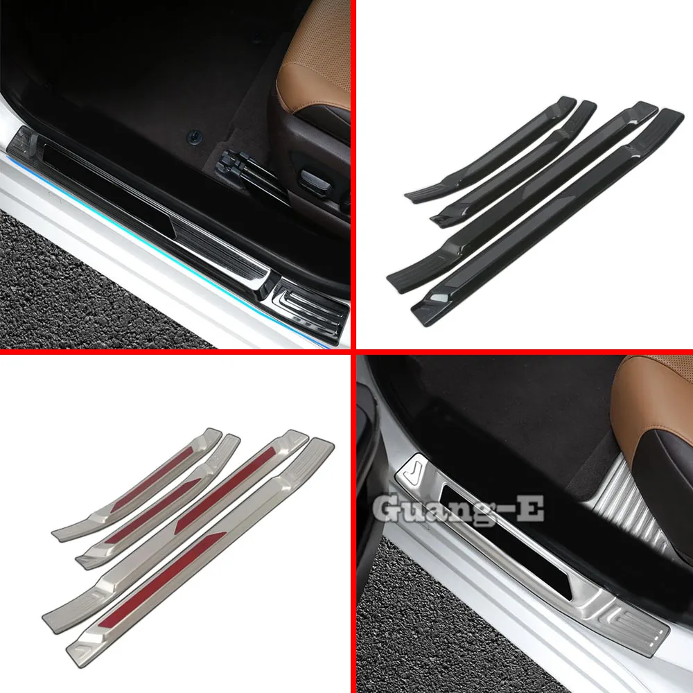 

Car Stickers Pedal Door Scuff Plate Cover Threshold External Trim For Lexus ES ES200 ES250 ES300 ES350 2018 2019 2020 2021 2022