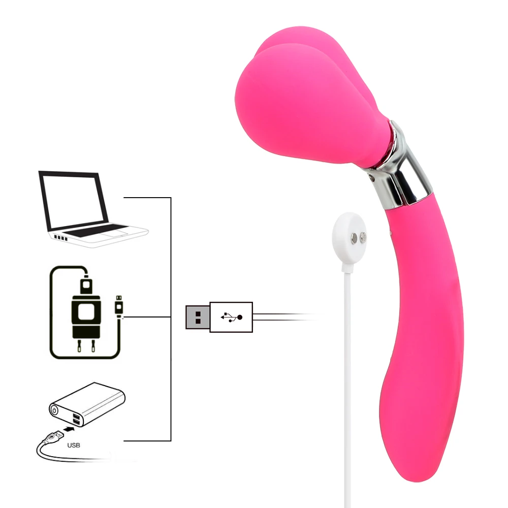 Y-type Av Stick Vibrator With Three Heads For Clitoral Stimulation_voghion.com