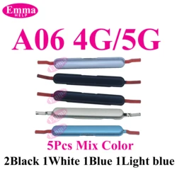 Side Volume and Power Button Key Set (5 - Pack) for Samsung Galaxy Phones (5set A06 4G 5G)
