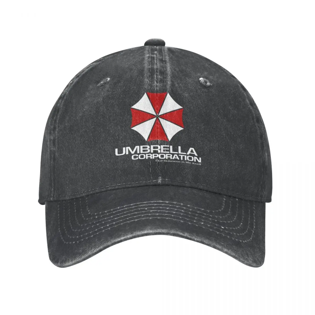

ВИНТАЖНАЯ ДЖИНСОВАЯ Снэпбэк-Кепка Umbrella Corporation для мужчин, летняя неструктурированная мягкая шляпа