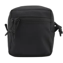Outdoor Tactical MOLLE Utility Pouch - Versatile EDC Gear Organizer (Black)