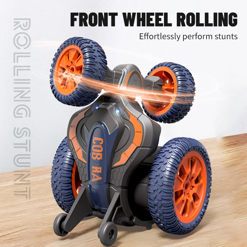 Remote Control Stunt Car with LED Lights and 2.4G Double Sided Driving