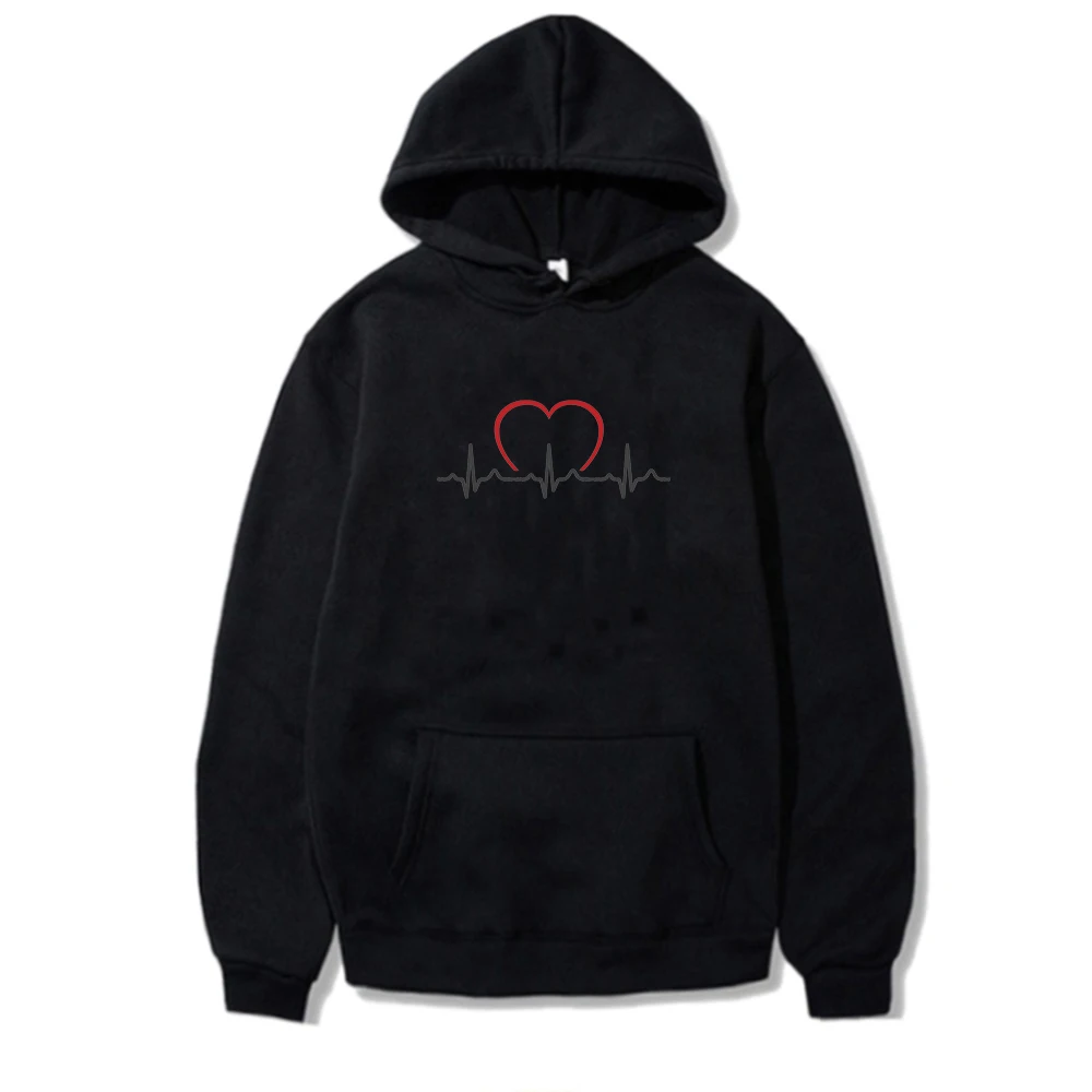 

Fashion Cool Hoodie Heart Oversize Harajuku Vintage Long Sleeve Spring Autumn Long Sleeve Boy Girl Gift Clothing Casual Pullover