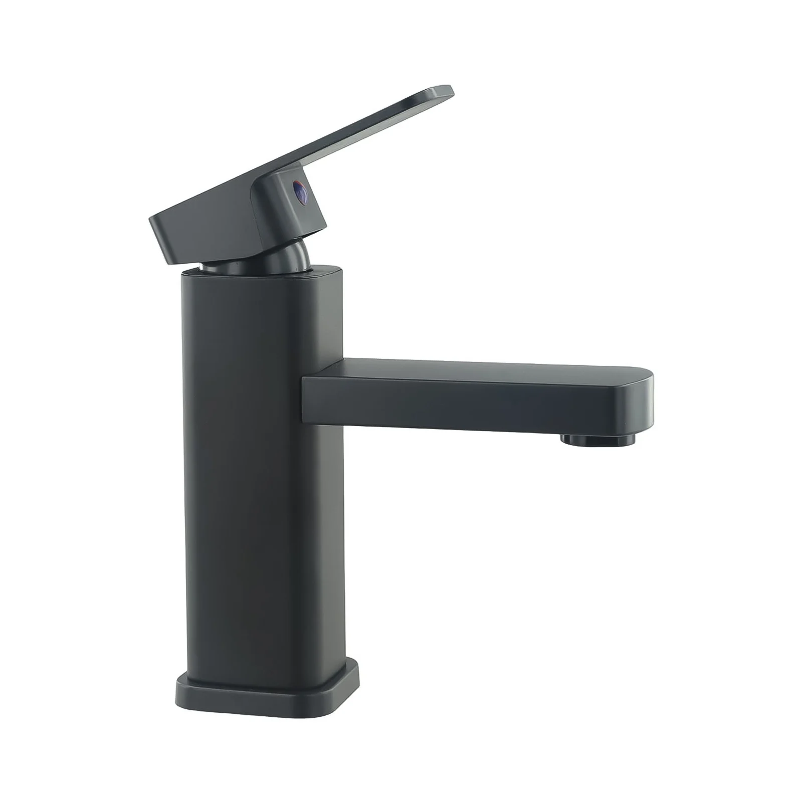 

Nice Portable Bathroom Tap Sink Tap Anti-fingerprint Basin Mixer Tap Corrosion Replacements Square Mono Faucet