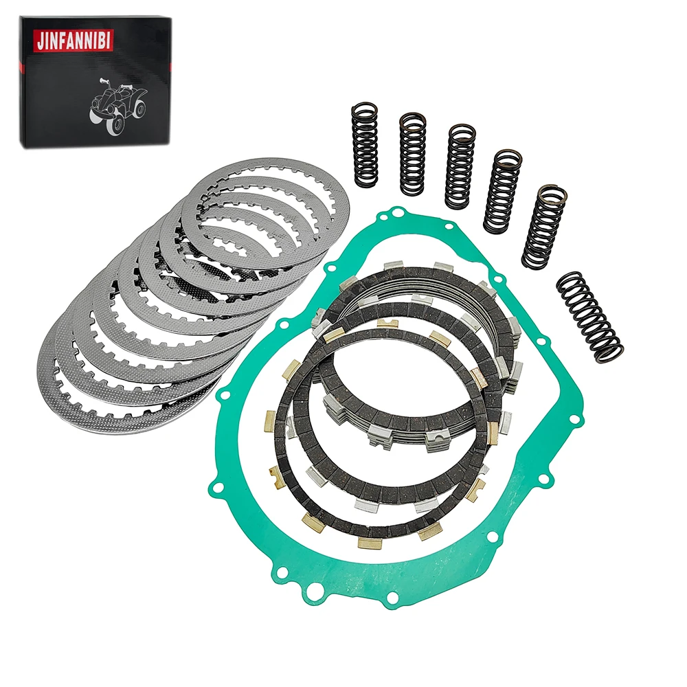Clutch Kit Heavy Duty Springs and Cover Gasket Compatible for Suzuki