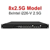 1U Rack Firewall Network 4x i226-V 2.5G+ 4x i226-V 2.5G Intel i3-N305 N100 DDR5 mSATA Soft Router Mini PC Nas Server 3