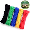 10 Meters 2~8mm Colorful Nylon Braided Rope Paracord Survival Parachute Cord Lanyard Camping Climbing Rope Hiking Clothesline 2