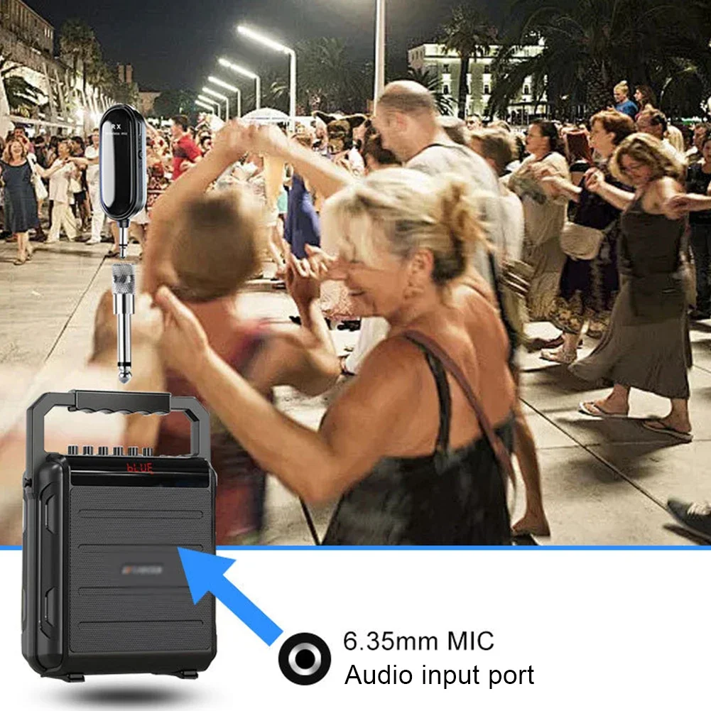 2.4G Wireless Microphone Headset Mic Head-mounted Wireless Microphone System for Voice Amplifier Stage Speakers Teach