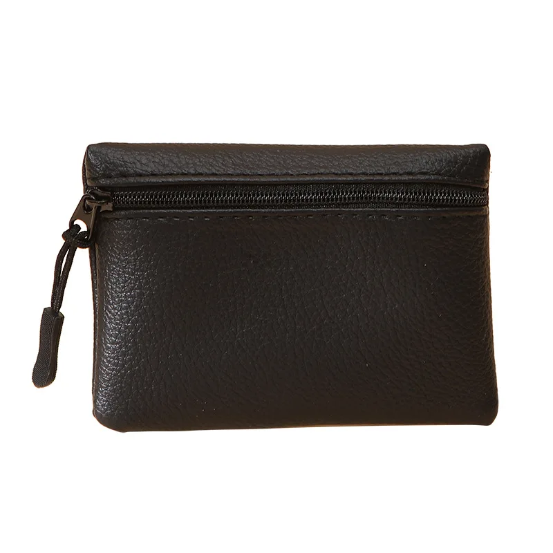 Lychee pattern zipper coin purse women solid color PU soft leather wallet women coin card holder wallet for girls coin purse women wallet card wallet coin wallet