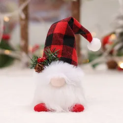 Festive Gnome Faceless Doll Night Light - Holiday Home Decor & Xmas Gift Ornament (Red D)