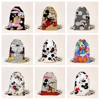 Disney Mickey Mouse Storage Bags Anime Printing Makeup Bag Cute Pouchs Bag Cartoon Women Mini Cosmetic Bag Custom Pattern Gifts 2