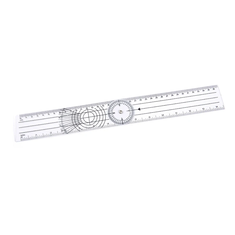 0-140mm 360 Degree Goniometer Angle Medical Spinal Angle Ruler Angle Inclinometer Ruler Protractor Angle Finder Measuring Tool 3