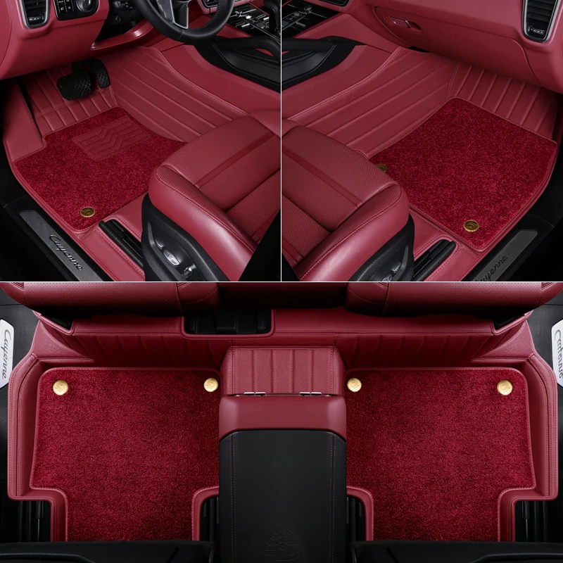 NAPPA Leather Car Floor Mats For BMW E39 1995 1997 1999 2001 2002 2003 2004 Auto Carpet Rugs Styling Interior Accessories