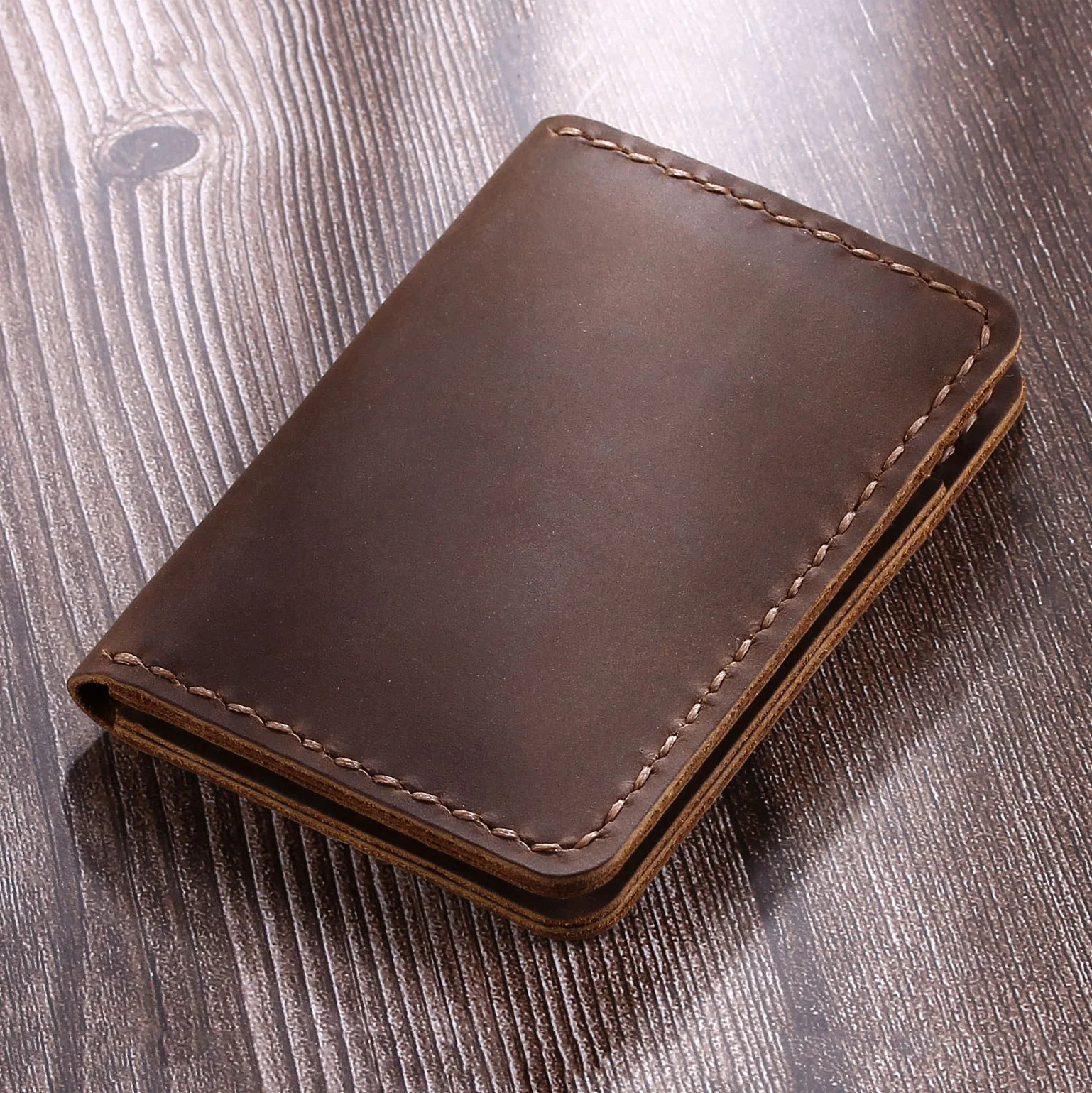 Handmade Leather Credit Card Holders Crazy Horse Leather Wallet for Cards Genuine Bank Cardholder wallet card holder credit card wallet leather wallet credit card holder card holder card wallet wallet card bag